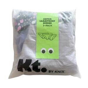 NEW 3 Pack Knix Super Leakproof Bikini Cut Underwear size small
